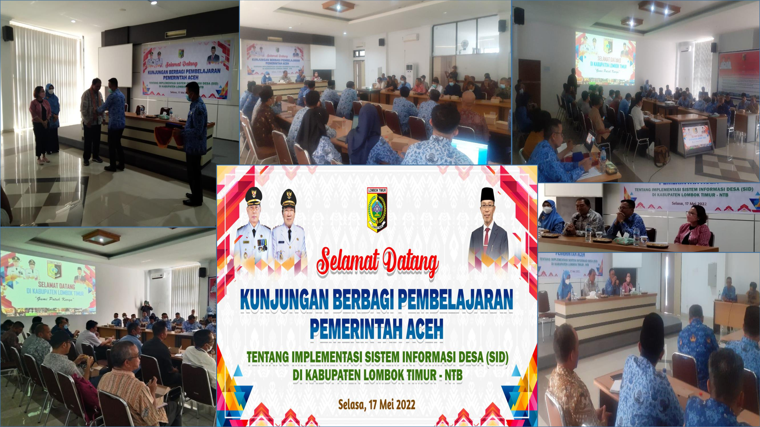 Kunjungan Pemerintah Aceh  Tentang Implementasi Sistem informasi Desa (SID)